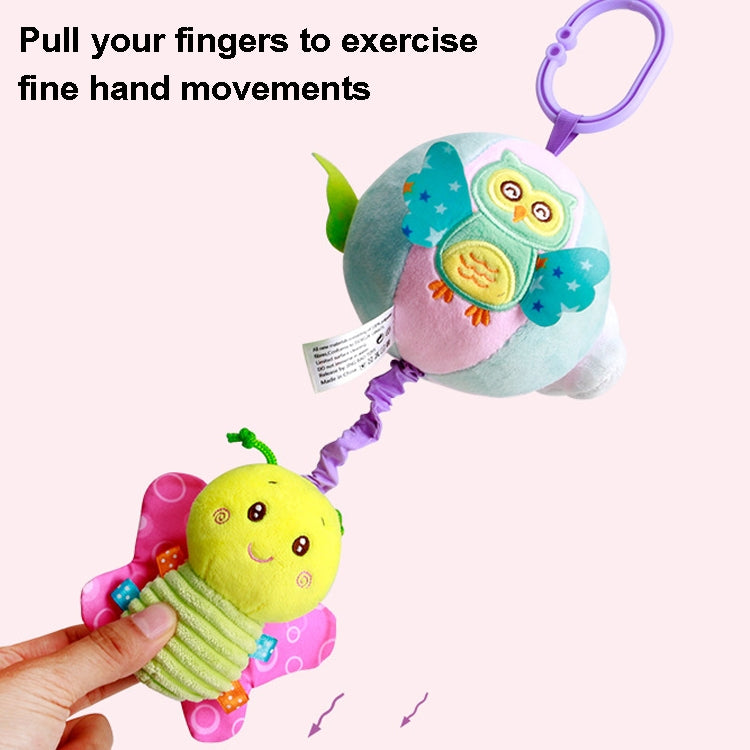 Three-dimensional Animal Baby Music Pull Bell Cloth Ball Bed Hanging Toy Baby Comfort Plush Bed Bell( Ocean Series 2A) - free shipping - PMC TechLife - Order now!