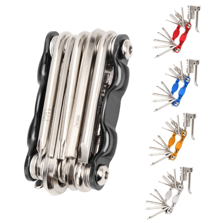 BG-9835D Bicycle Multi-Function Maintenance Curved 11 In 1 Tool Mountain Highway Bike With Interception Machine Combination Tool(black) - Maintenance tools by PMc TechLife | Online Shopping South Africa | PMc TechLife | Buy Now Pay Later Mobicred