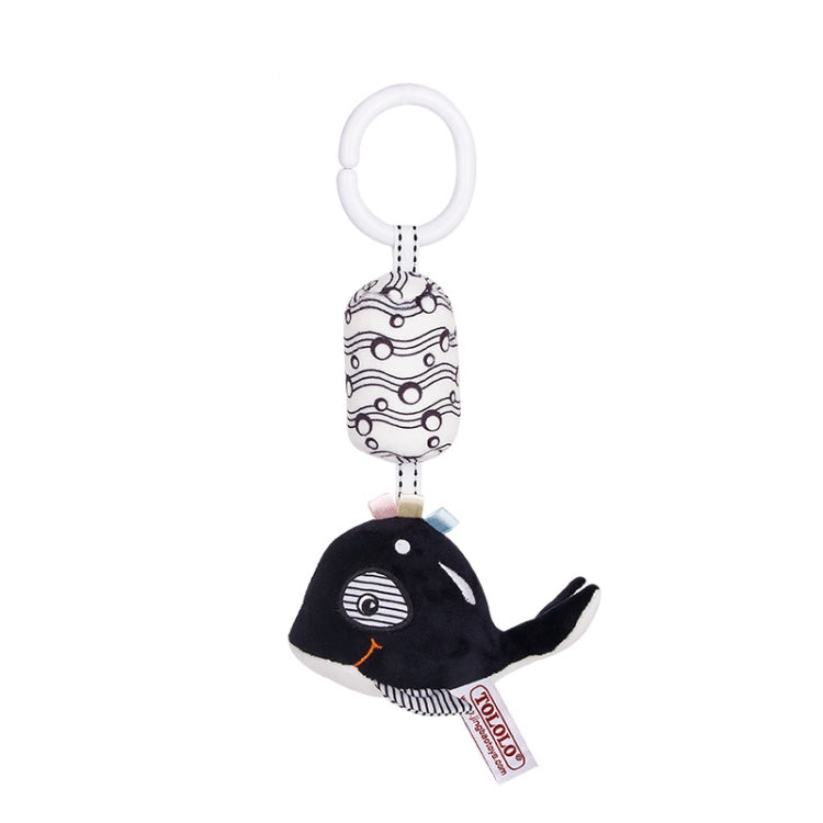 TOLOLO T168231-4 Newborn Bed Bell Early Education Toy Visually Inspires Black And White Wind Chimes Baby Bed Hanging(4A Whale) - Baby Toys by PMC TechLife | Online Shopping South Africa | PMC TechLife | Buy Now Pay Later Mobicred