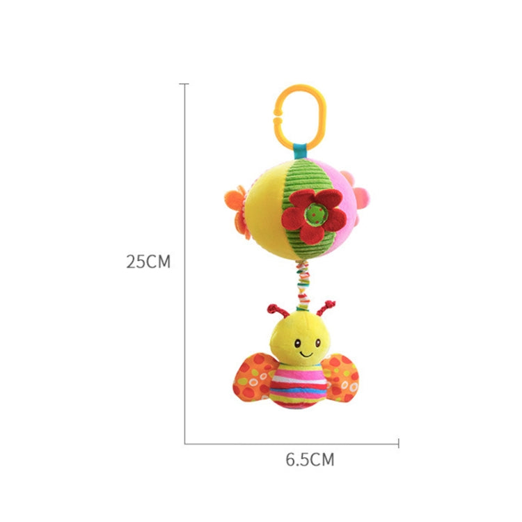 Stroller Drawstring Cloth Ball Toy Baby Soothing Hand Grab Ball Plush Bed Bell Lathe Pendant(Be) - Baby Toys by PMC TechLife | Online Shopping South Africa | PMC TechLife | Buy Now Pay Later Mobicred
