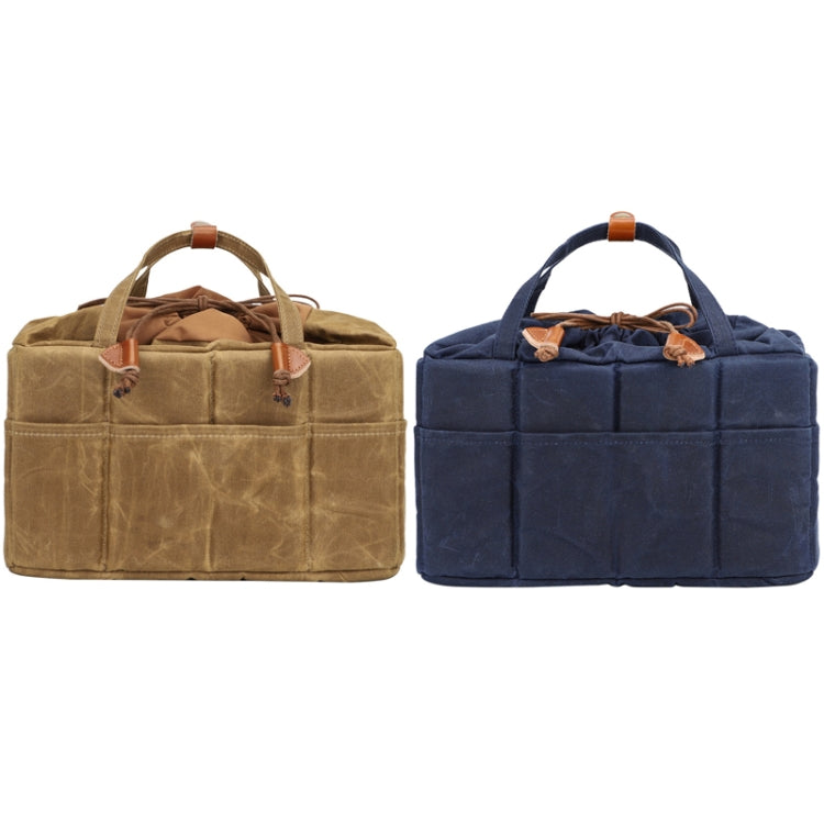 K707 Portable SLR Lens Liner Bag Camera Storage Bag(Khaki) - Strap Satchel by PMC TechLife | Online Shopping South Africa | PMC TechLife | Buy Now Pay Later Mobicred