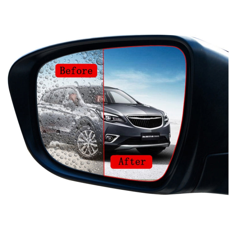 2pcs /Set Rainproof Anti-Fog And Anti-Reflective Film For Car Rearview Mirror Round 100mm(Transparent) - Auto Film by PMC TechLife | Online Shopping South Africa | PMC TechLife | Buy Now Pay Later Mobicred