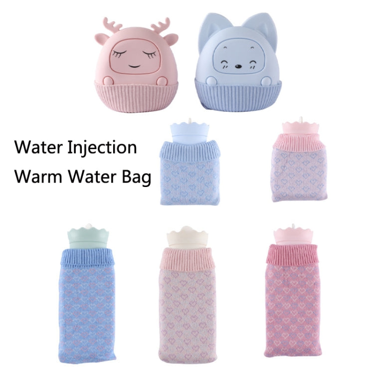 Winter Silicone Hand Warmer Cartoon Cute Water Injection Warm Water Bag, Colour: Light Blue Square - Hot Water Bags by PMC TechLife | Online Shopping South Africa | PMC TechLife | Buy Now Pay Later Mobicred