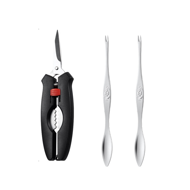 Crab Tool 304 Stainless Steel Crab Fork Crab Scissors Crab Needle,Style: 2 Fork 1 Knife - Gadgets by PMC TechLife | Online Shopping South Africa | PMC TechLife | Buy Now Pay Later Mobicred