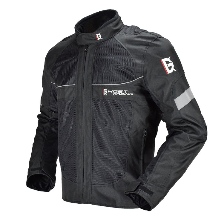 GHOST RACING GR-Y05 Motorcycle Cycling Cloth Men Knight Racing Jacket Keep Warm Anti-Fall Locomotive Off-Road Suit, Size: XXXL(Black) - free shipping - PMC TechLife - Order now!