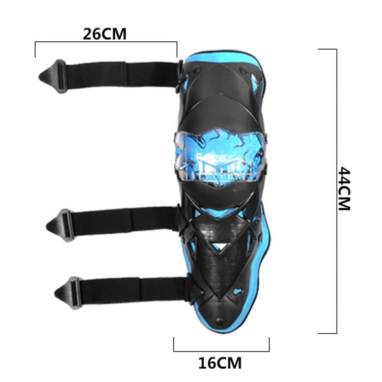 GHOST RACING GR-HX05 Motorcycle Riding Protective Gear Keep Warm Anti-Wind Anti-Fall Locomotive Knee Pad(Blue) - free shipping - PMC TechLife - Order now!