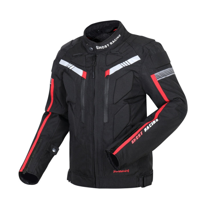 GHOST RACING GR-Y07 Motorcycle Cycling Jacket Four Seasons Locomotive Racing Anti-Fall Cloth, Size: XXL(Black) - free shipping - PMC TechLife - Order now!