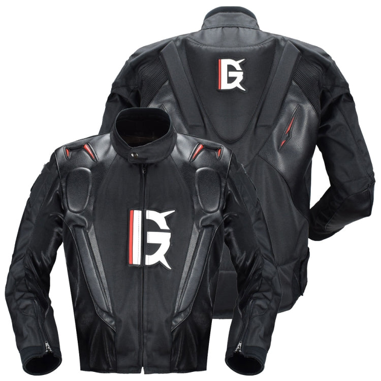 GHOST RACING GR-Y09 Motorcycle Four Seasons Racing Suit Locomotive Riding Anti-Fall Rally Suit, Size: XXXL(Black) - Protective Gear by GHOST RACING | Online Shopping South Africa | PMC TechLife | Buy Now Pay Later Mobicred