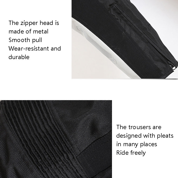 GHOST RACING GR-K06 Motorcycle Riding Trousers Racing Motorcycle Anti-Fall Windproof Keep Warm Pants, Size: XXL(Black) - free shipping - PMC TechLife - Order now!