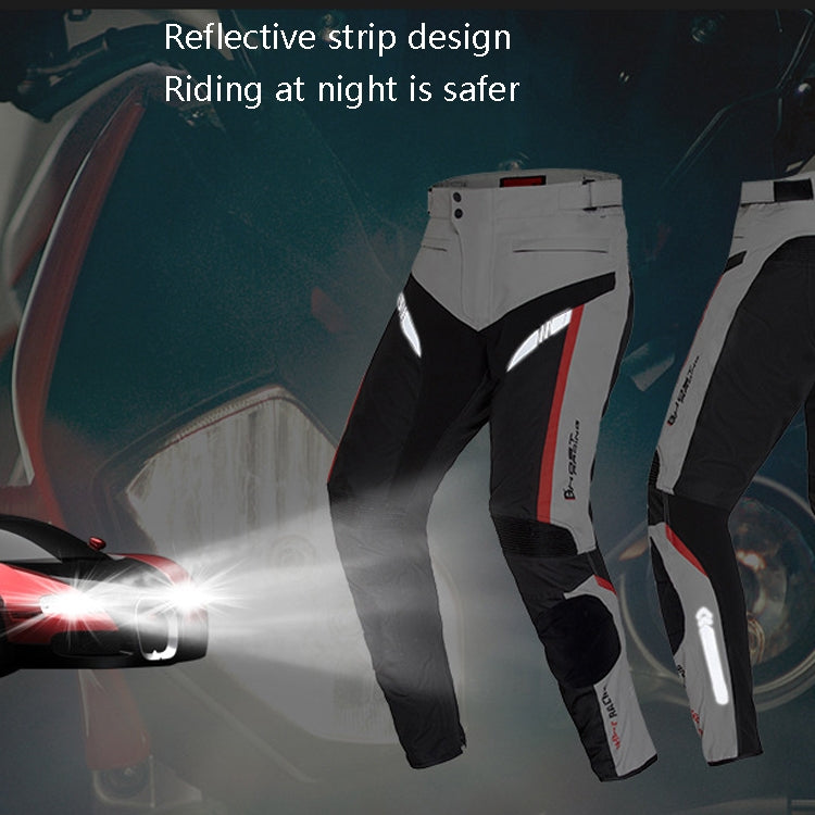 GHOST RACING GR-K06 Motorcycle Riding Trousers Racing Motorcycle Anti-Fall Windproof Keep Warm Pants, Size: M(Grey) - free shipping - PMC TechLife - Order now!