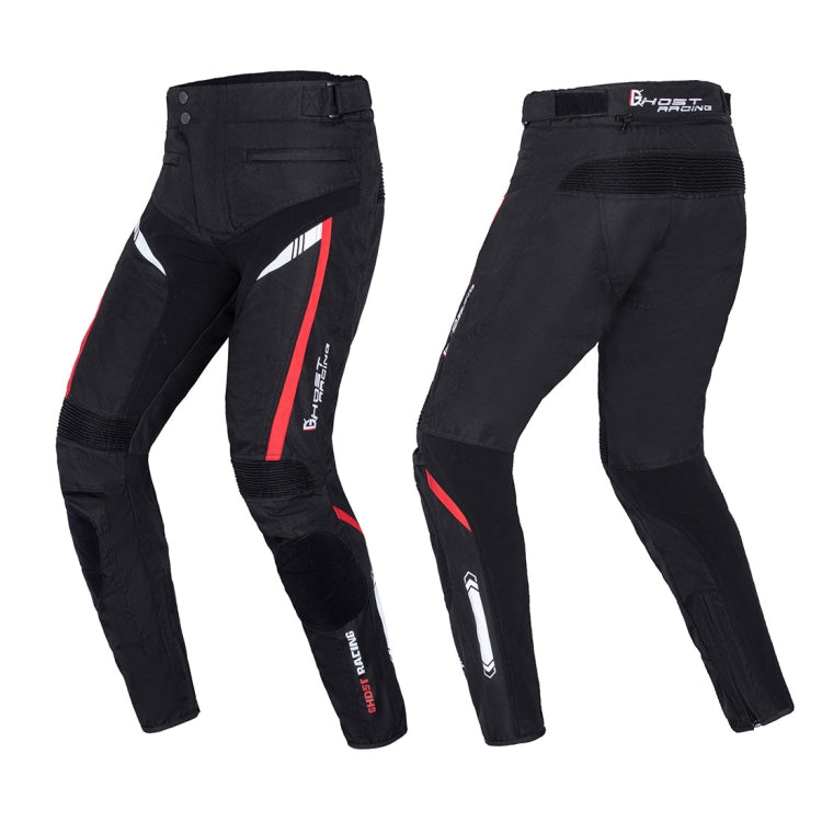 GHOST RACING GR-K06 Motorcycle Riding Trousers Racing Motorcycle Anti-Fall Windproof Keep Warm Pants, Size: XXXXL(Black) - free shipping - PMC TechLife - Order now!