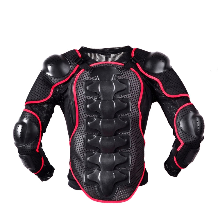 GHOST RACING F060 Motorcycle Armor Suit Riding Protective Gear Chest Protector Elbow Pad Fall Protection Suit, Size: XXXL(Red) - free shipping - PMC TechLife - Order now!