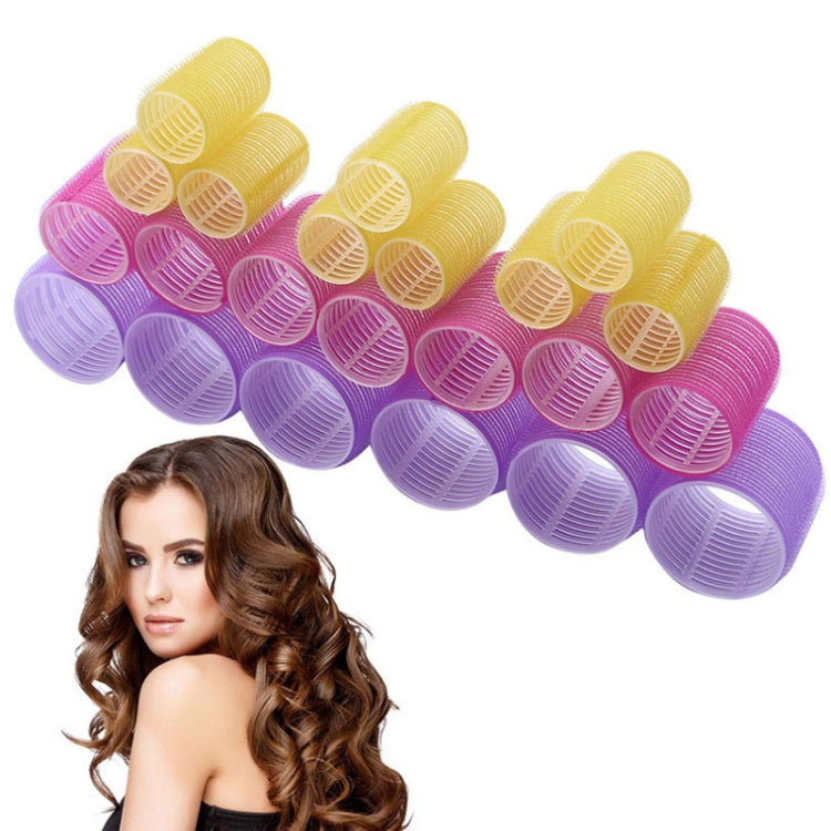 12 PCS/Set Self-Adhesive Curling Iron Hair Core Fluffy Hairdressing Tool���Random Colour Delivery, Specification: 63x44mm - free shipping - PMC TechLife - Order now!