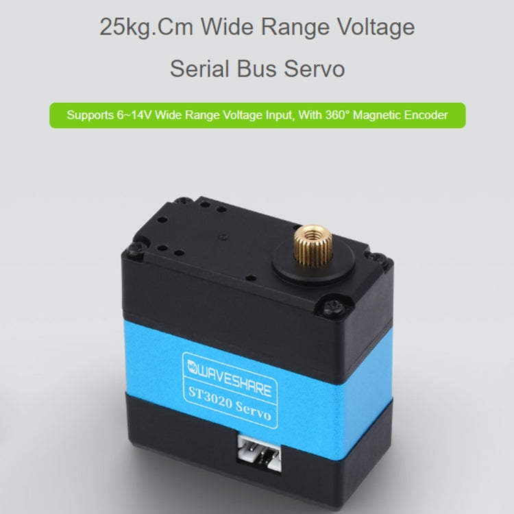 Waveshare 24703 25kg.cm Wide Range Voltage ST3020 Serial Bus Aervo - free shipping - PMC TechLife - Order now!