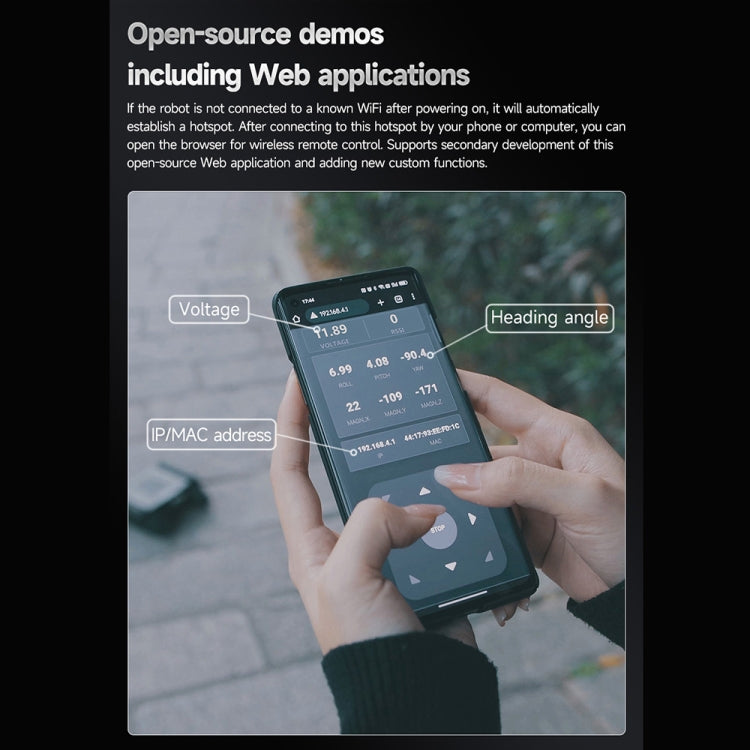 Waveshare WAVE ROVER Flexible Expandable 4WD Mobile Robot Chassis, Onboard ESP32 Module(EU Plug) - free shipping - PMC TechLife - Order now!