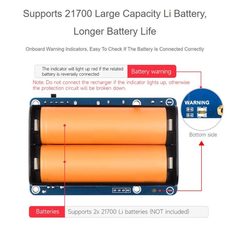 Waveshare 25567 For Raspberry Pi UPS HAT (D), Pogo Pins Connector , Without Battery - Raspberry Pi Accessories by Waveshare | Online Shopping South Africa | PMC TechLife | Buy Now Pay Later Mobicred