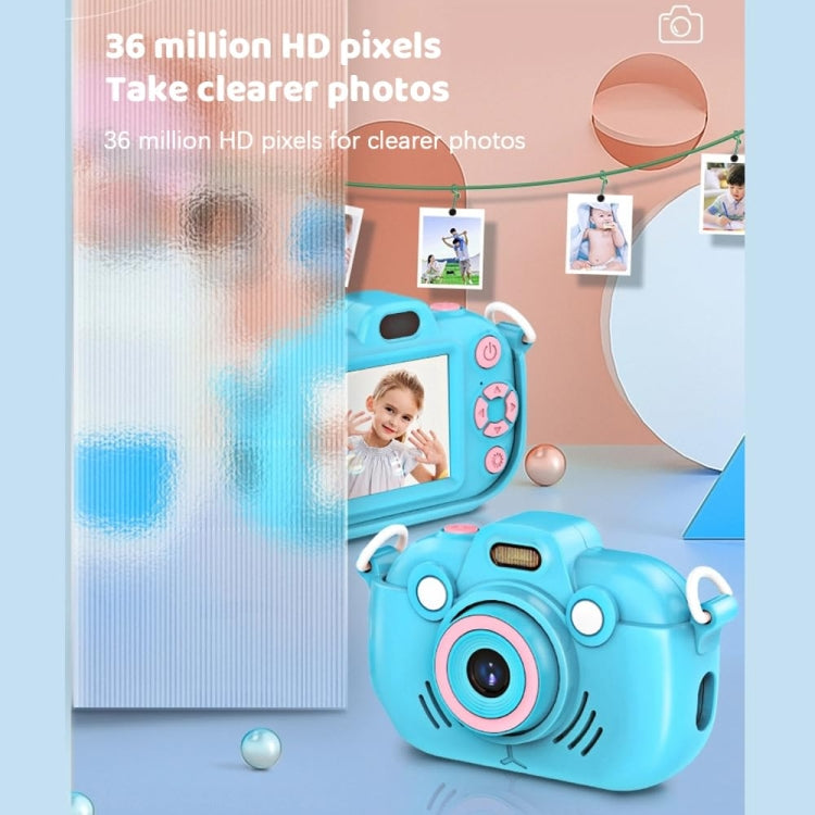DC502 2.4-Inch 16X Zoom 2.7K Video Recording Children Digital Camera, Color: Pink + 32G(EU Plug) - Children Cameras by PMC Jewellery | Online Shopping South Africa | PMC Jewellery | Buy Now Pay Later Mobicred