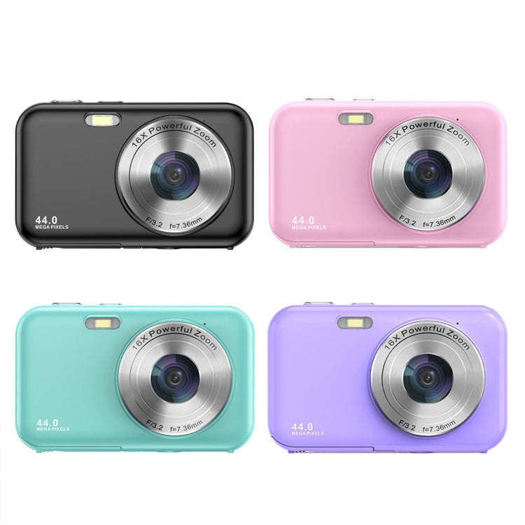 DC406L 2.4-Inch 1080P Mini HD 16X Zoom Digital Camera Home Children Camera AU Plug(Black) - Children Cameras by PMC TechLife | Online Shopping South Africa | PMC TechLife | Buy Now Pay Later Mobicred