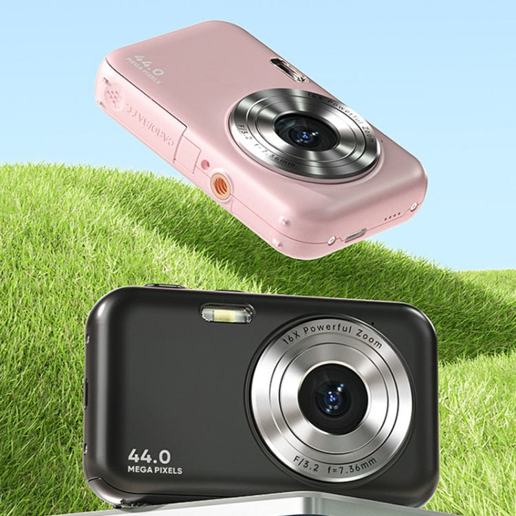 DC406L 2.4-Inch 1080P Mini HD 16X Zoom Digital Camera Home Children Camera EU Plug(Black) - free shipping - PMC TechLife - Order now!