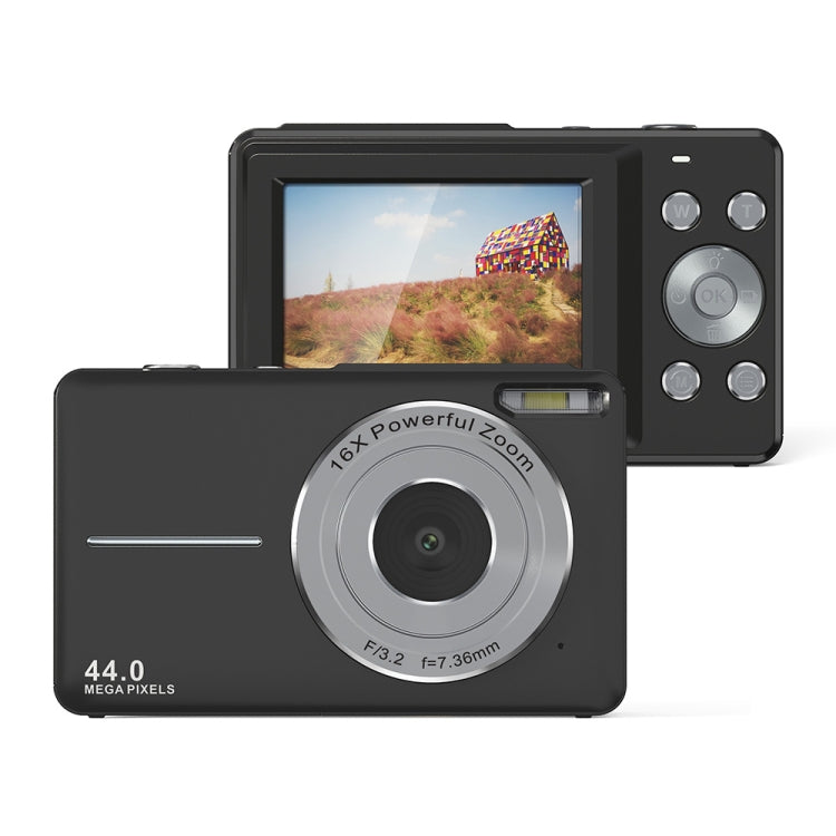 DC403L-AF 2.4-Inch 16X Zoom HD Digital Camera Mini Children Photography Camera EU Plug(Black) - Children Cameras by PMC TechLife | Online Shopping South Africa | PMC TechLife | Buy Now Pay Later Mobicred