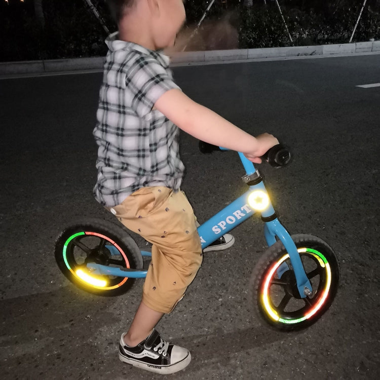 Jg-Phc-12 Children Bicycle Scooter Reflective Sticker Night Warning Riding Contour Sticker(Yellow) - Decorative Accessories by PMC TechLife | Online Shopping South Africa | PMC TechLife | Buy Now Pay Later Mobicred
