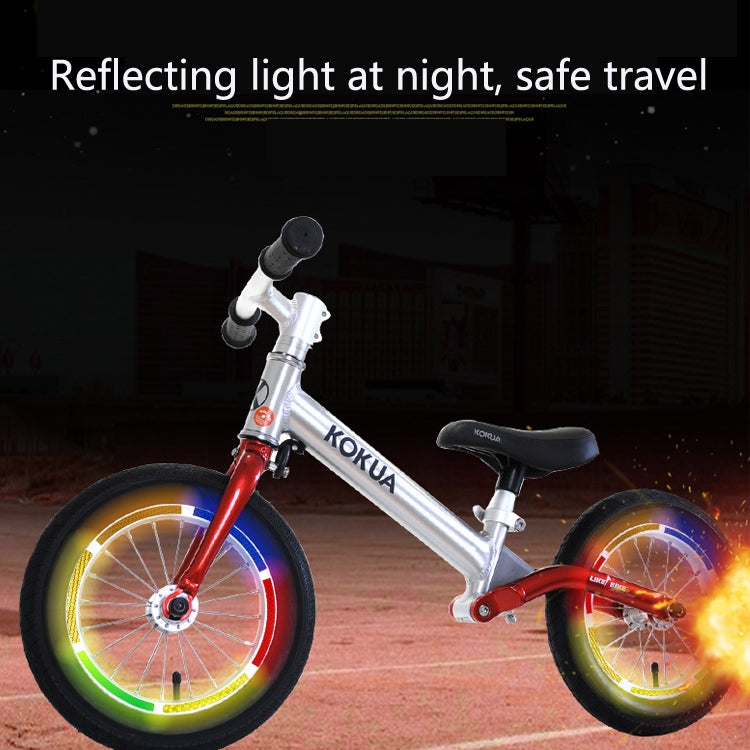 Jg-Phc-12 Children Bicycle Scooter Reflective Sticker Night Warning Riding Contour Sticker(Yellow) - Decorative Accessories by PMC TechLife | Online Shopping South Africa | PMC TechLife | Buy Now Pay Later Mobicred