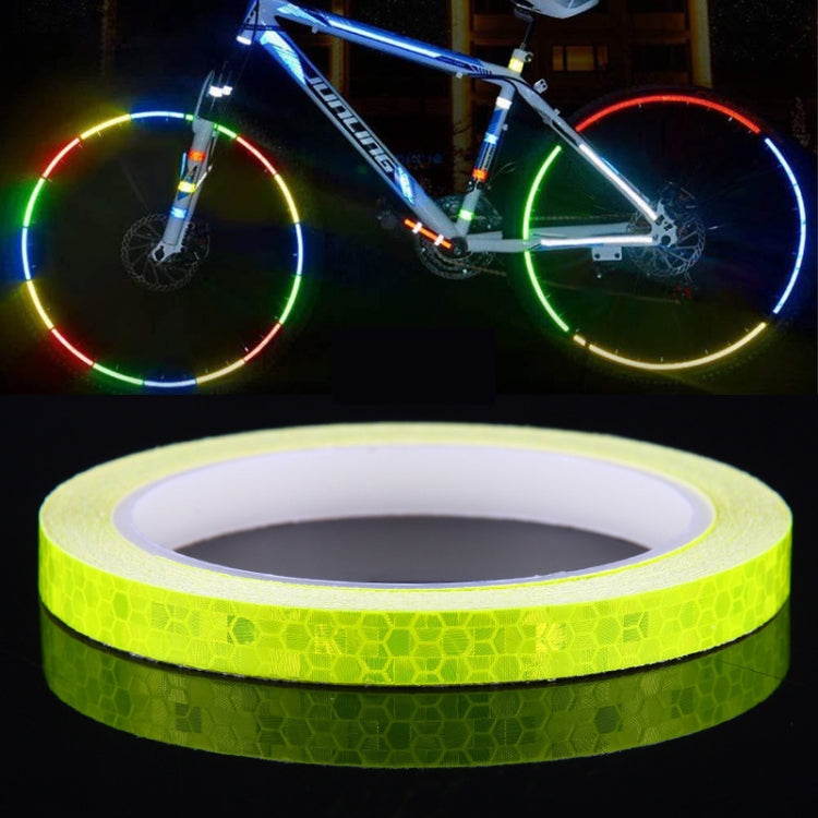 Bicycle Mountain Bike Motorcycle Sticker Car Contour Reflective Sticker Night Riding Reflective Sticker, Size: 2 x 800cm(Yellow) - Decorative Accessories by PMC TechLife | Online Shopping South Africa | PMC TechLife | Buy Now Pay Later Mobicred
