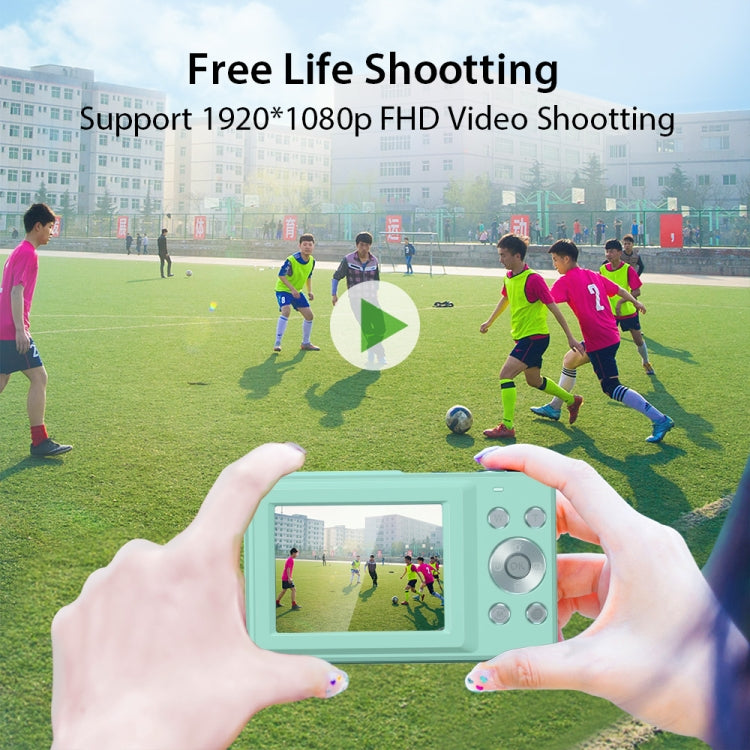 DC403L-AF 2.4-Inch 16X Zoom HD Digital Camera Mini Children Photography Camera US Plug(Green+32G) - free shipping - PMC TechLife - Order now!