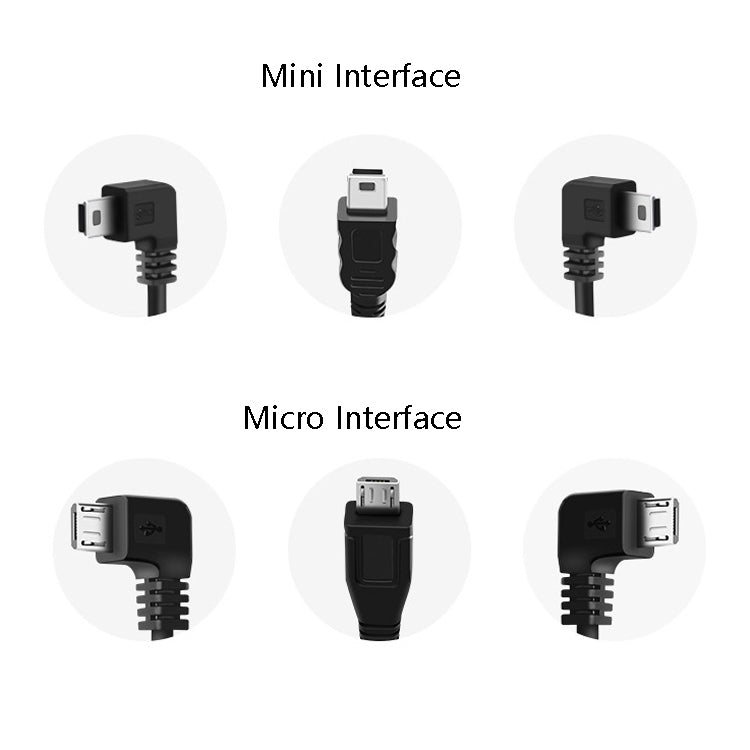 H516 Recording Step-down Line Shrinkage Video Car Charger Line Parking Monitoring Three-Core Power Cord, Model: With Fuse(Micro Left Elbow) - Cables & Connectors by PMC TechLife | Online Shopping South Africa | PMC TechLife | Buy Now Pay Later Mobicred