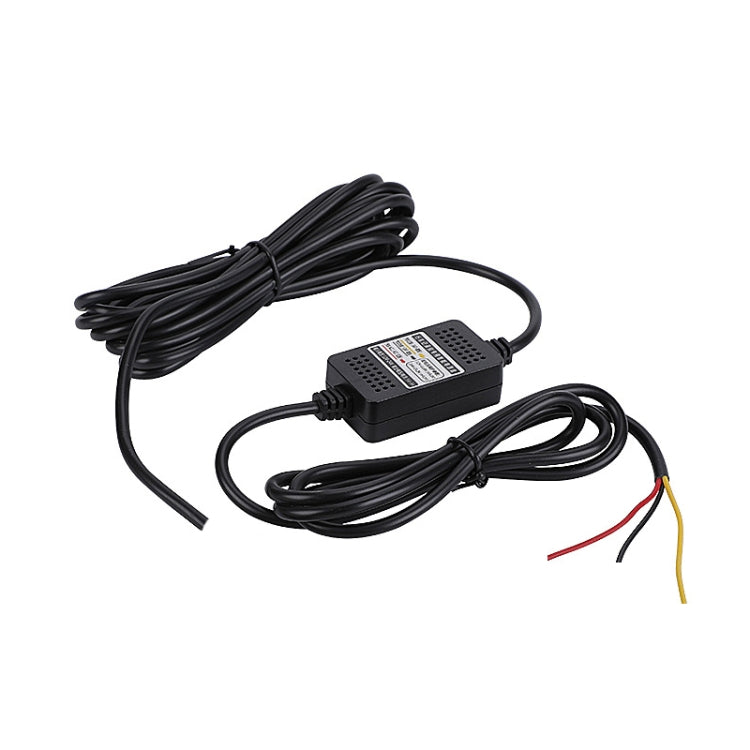 H516 Recording Step-down Line Shrinkage Video Car Charger Line Parking Monitoring Three-Core Power Cord, Model: Without Fuse(Mini Left Elbow) - Cables & Connectors by PMC TechLife | Online Shopping South Africa | PMC TechLife | Buy Now Pay Later Mobicred
