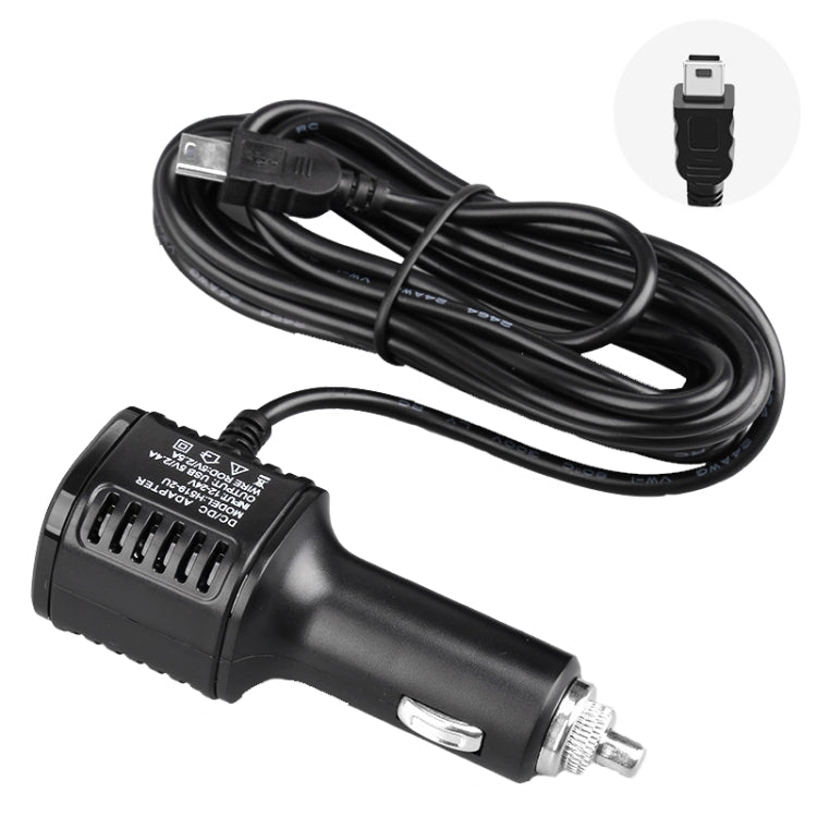 H519 Car Charger Driving Recorder Power Cord Dual USB With Display Charging Line, Specification: Mini Straight - free shipping - PMC TechLife - Order now!