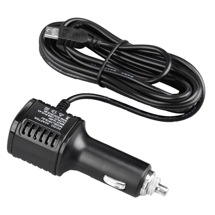 H519 Car Charger Driving Recorder Power Cord Dual USB With Display Charging Line, Specification: Mini Straight - free shipping - PMC TechLife - Order now!