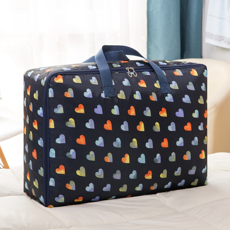 Oxford Cloth Quilt Moisture-Proof & Waterproof Storage Bag Zipper Portable Moving Luggage Bag, Specification: 60x50x25cm(Tibetan) - Storage Bags by PMC TechLife | Online Shopping South Africa | PMC TechLife