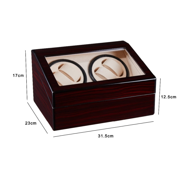 Watch Shaker 4+6 Digits Mechanical Watch Automatic Winding Watch Box Watch Shaker ,US Plug(Red Sandalwood) - free shipping - PMC TechLife - Order now!