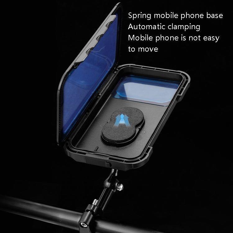 CYCLINGBOX BG-2937 Bicycle Mobile Phone Bracket Waterproof Bag Simulation Navigation Mobile Phone Frame(Black) - Holders by CYCLINGBOX | Online Shopping South Africa | PMC TechLife | Buy Now Pay Later Mobicred
