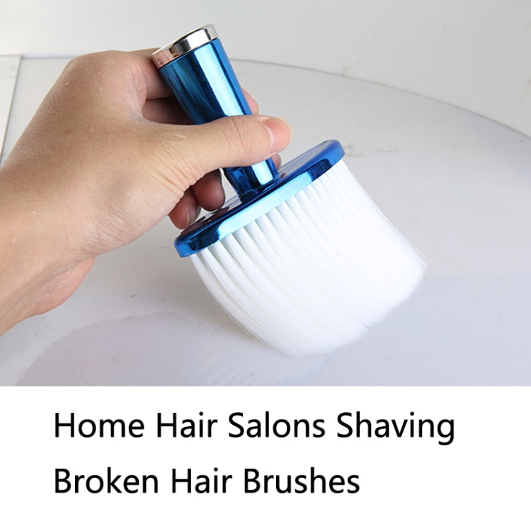 P6424 Hairdresser Sweeping Hair Brushes Hairdressing Nylon Soft Cleaning Brushes Home Hair Salons Shaving Broken Hair Brushes(Blue) - free shipping - PMC TechLife - Order now!