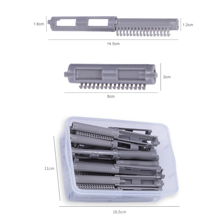F2001 25 in 1 Perm Bar Styling Fluffy Perm Hair Clip Hair Salon Barber Shop Hairdressing Tools(Grey) - free shipping - PMC TechLife - Order now!