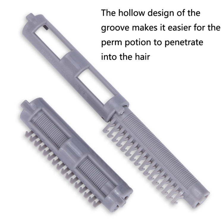 F2001 25 in 1 Perm Bar Styling Fluffy Perm Hair Clip Hair Salon Barber Shop Hairdressing Tools(Grey) - free shipping - PMC TechLife - Order now!