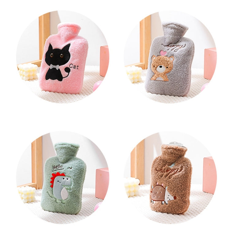 Hot Compress Stomach Hot Water Bottle Flannel Cover Cartoon Hand Warmer(Pink) - Hot Water Bags by PMC TechLife | Online Shopping South Africa | PMC TechLife | Buy Now Pay Later Mobicred