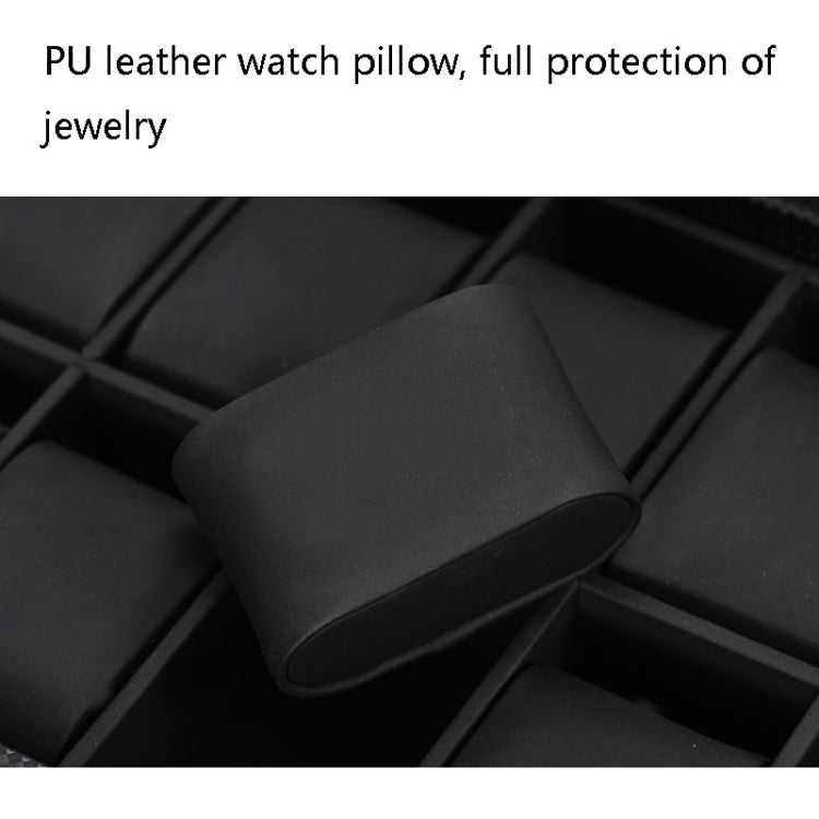 6+3 PU Watch Glasses Case Carbon Fiber PU Skin Watch Box Sunglasses Box(Black) - free shipping - PMc TechLife - Order now!