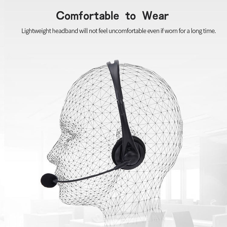 SOYTO SY490 Teaching Office Network Class Student Education Computer Headset, Style: Double Ear Black Separation USB - free shipping - PMC TechLife - Order now!