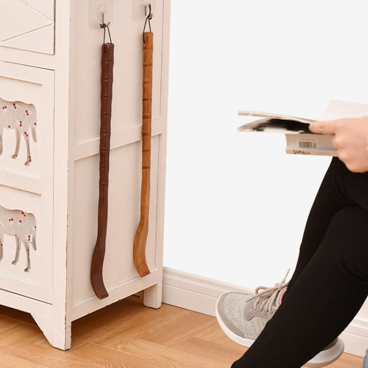 BQR01 Back Scratcher Long Handle Wooden Massage Scratcher, Style: Round Red - free shipping - PMC TechLife - Order now!