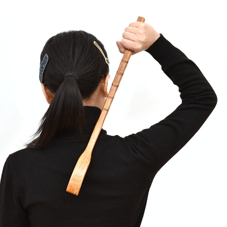 BQR01 Back Scratcher Long Handle Wooden Massage Scratcher, Style: Round Red - free shipping - PMC TechLife - Order now!