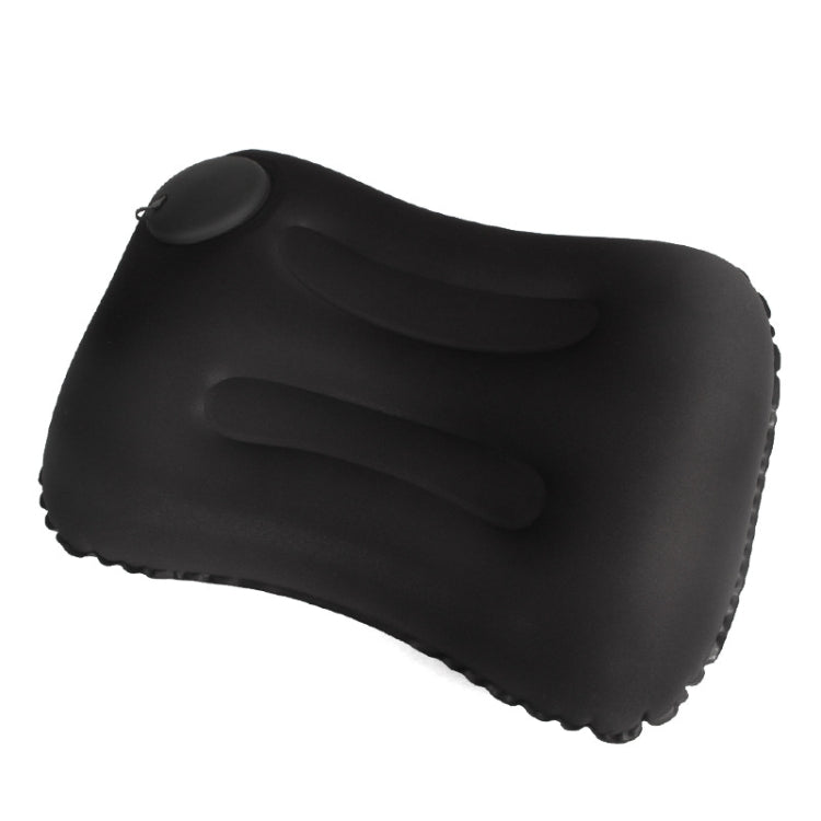 Travel Inflatable Press U-Shaped Neck Guard Pillow, Colour: Milk Silk U018-01���Black��� - Cushions & Pillows by PMC TechLife | Online Shopping South Africa | PMC TechLife | Buy Now Pay Later Mobicred