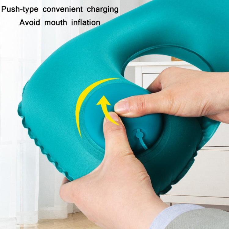 Travel Inflatable Press U-Shaped Neck Guard Pillow, Colour: Milk Silk U018-01���Black��� - Cushions & Pillows by PMC TechLife | Online Shopping South Africa | PMC TechLife | Buy Now Pay Later Mobicred