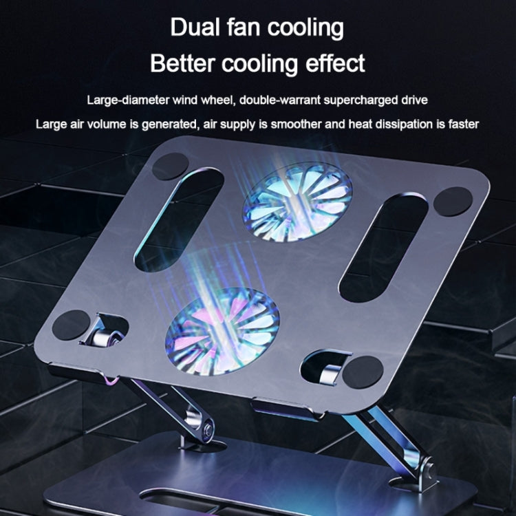 BONERUY P43F Aluminum Alloy Folding Computer Stand Notebook Cooling Stand, Colour: Silver - free shipping - PMC Jewellery - Order now!