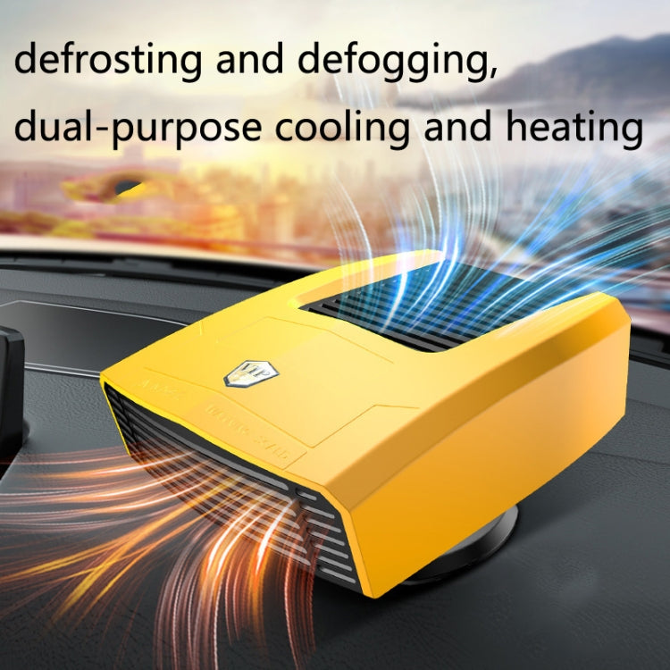 8265 Vehicle-Mounted Cooling And Heating Fan Defogger(24V Yellow) - Heating & Fans by PMC TechLife | Online Shopping South Africa | PMC TechLife | Buy Now Pay Later Mobicred