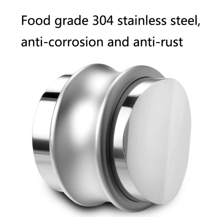 ENB-11 51mm Stainless Steel Coffee Cloth Powder Dispenser Coffee Machine Handle Universal, Colour: One Word Double Head Silver - free shipping - PMC TechLife - Order now!
