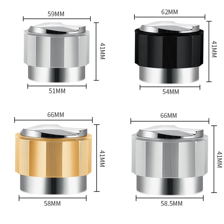 YK33258 Stainless Steel Double-Ended Coffee Cloth Dispenser, Size: 53mm(Black Finger Buckle Type) - free shipping - PMC TechLife - Order now!
