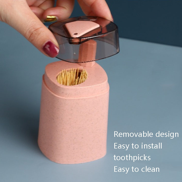 MS-263 Press Toothpick Box Kitchen Gadget(Nordic Pink) - Toothpick Boxes by PMC TechLife | Online Shopping South Africa | PMC TechLife | Buy Now Pay Later Mobicred